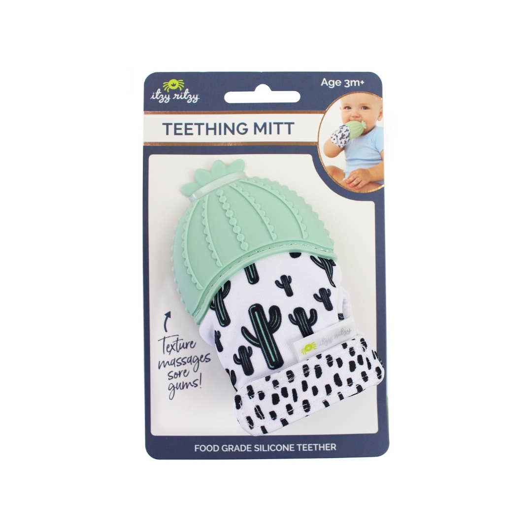 Itzy Mitt™ Silicone Teething Mitts: Fox