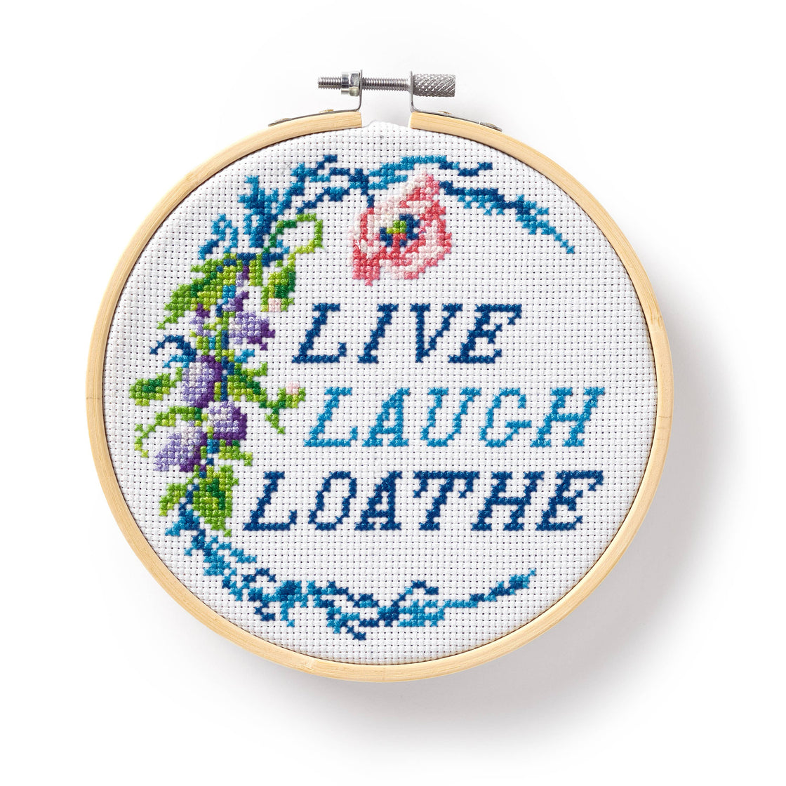 Brass Monkey - Live Laugh Loathe Cross Stitch Kit