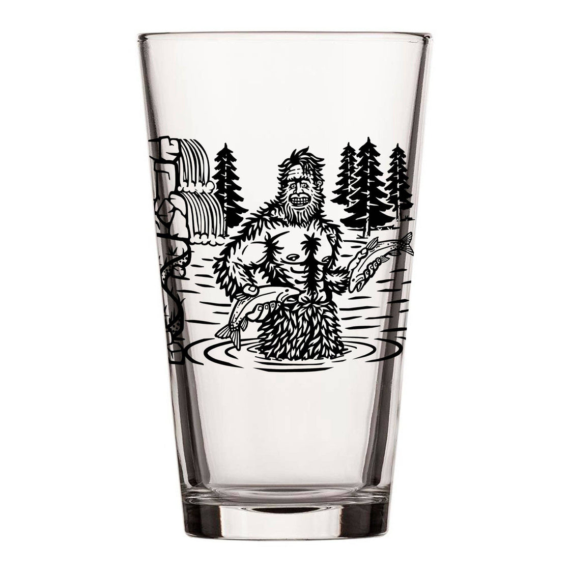 Sasquatch Pint Glass: Single