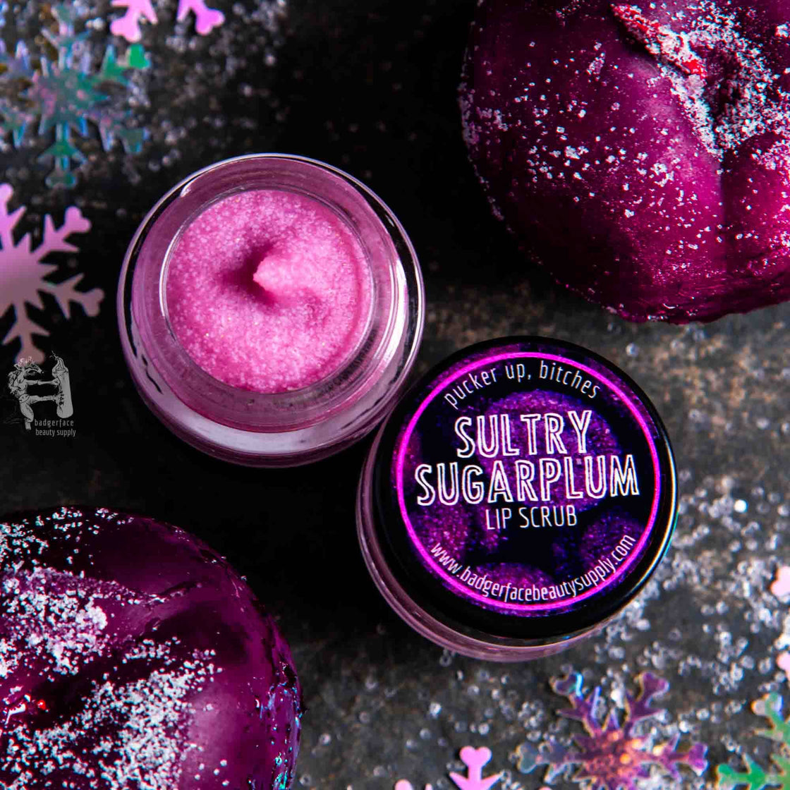 Winter Lip Scrub. Sugarplum Sugar Lip Scrub.