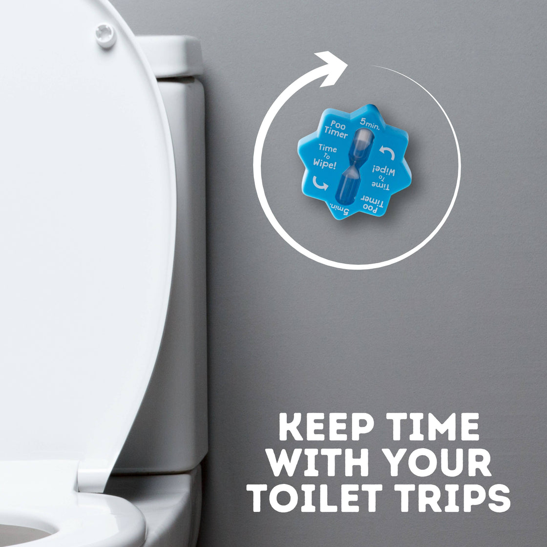 Poo Timer - Joke/Gag Gifts For Men - Funny Dad/Husband Gifts