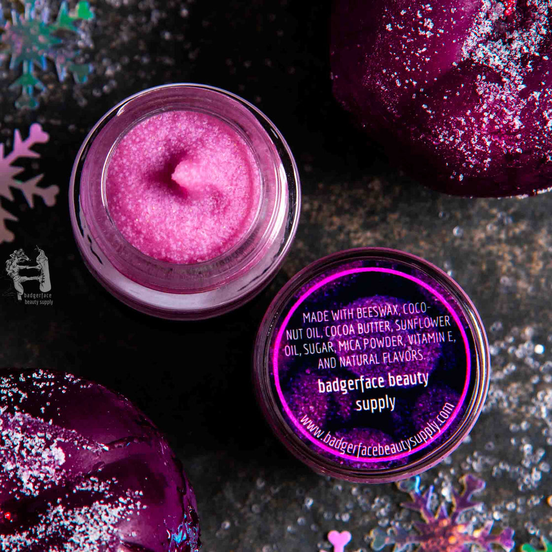 Winter Lip Scrub. Sugarplum Sugar Lip Scrub.