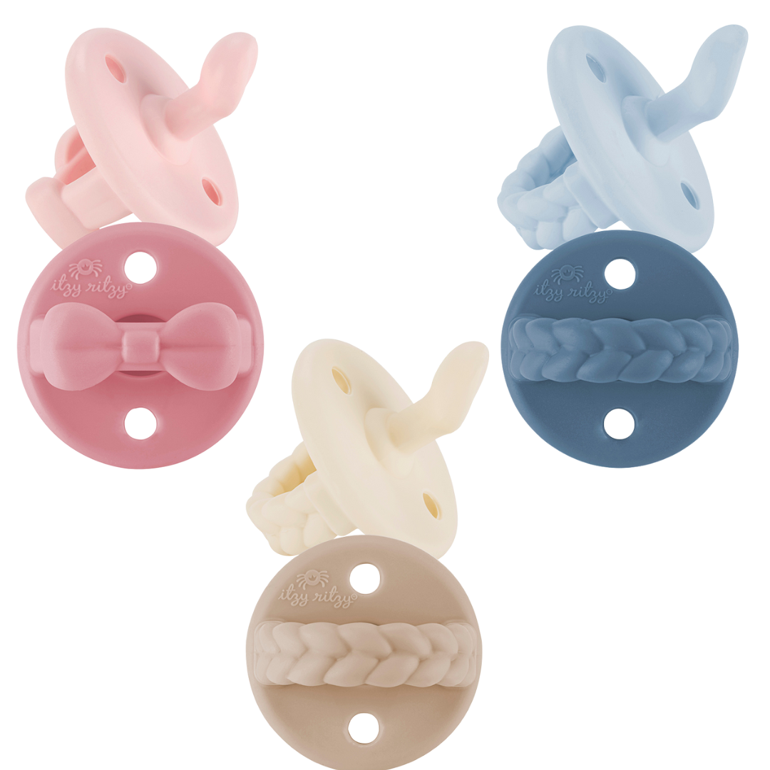 Sweetie Soother™ Orthodontic Pacifier Sets: Neutral / 0-6 Months