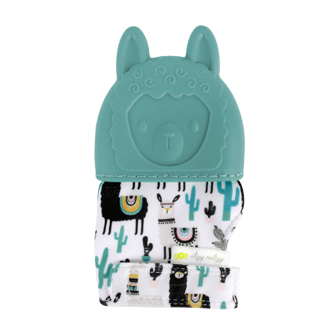 Itzy Mitt™ Silicone Teething Mitts: Fox