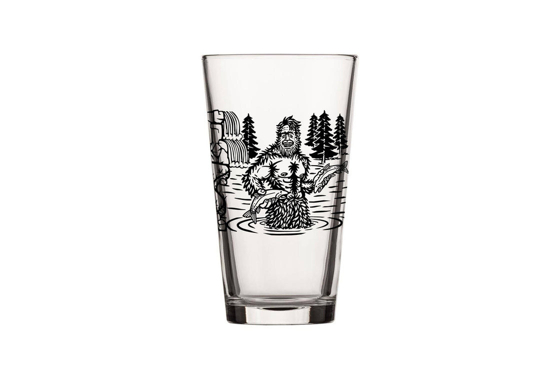 Sasquatch Pint Glass: Single