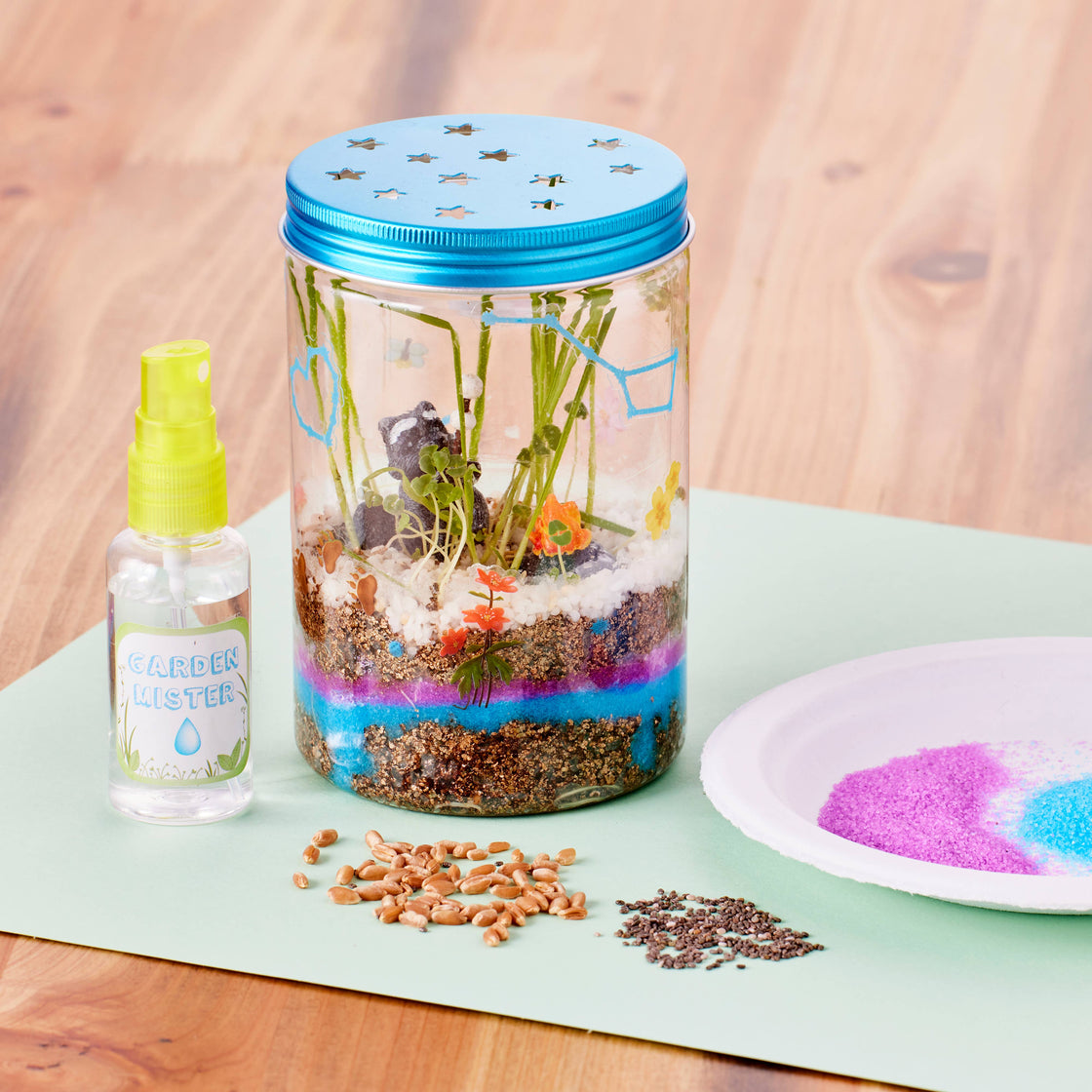 Grow N' Glow Terrarium DIY Craft Kit for Kids