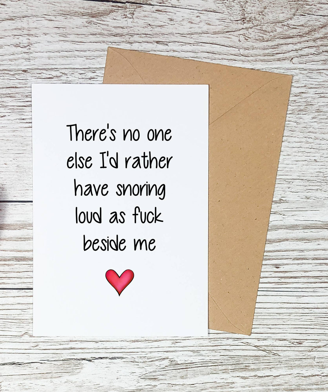 Funny Snoring Card