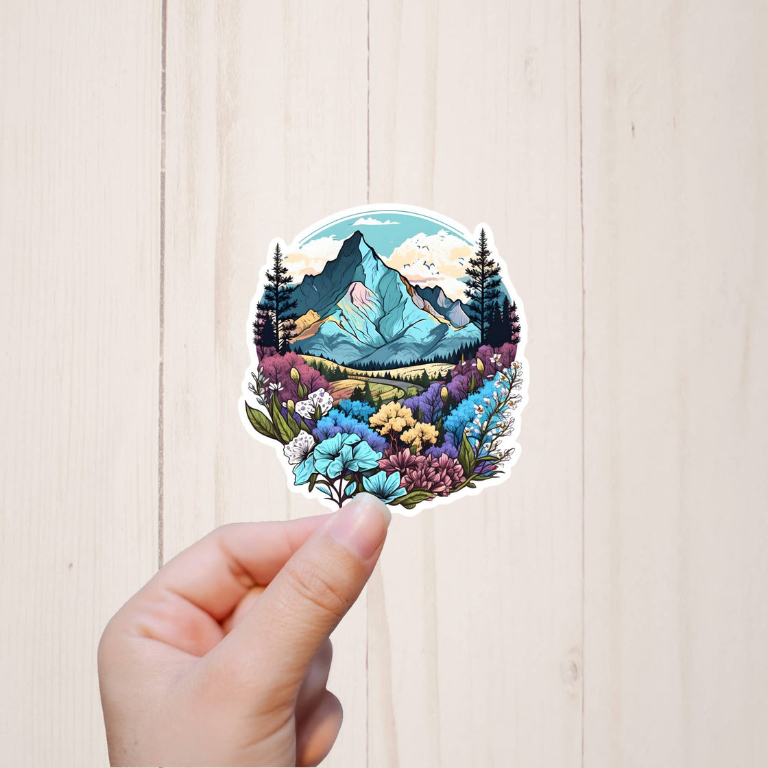 Mountain Nature Sticker