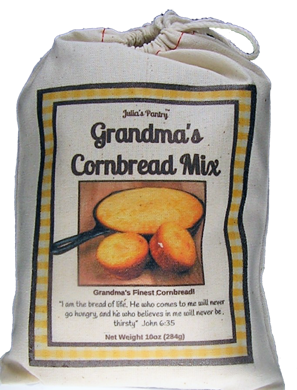 Grandma's Sweet Cornbread Mix, 10oz Cloth