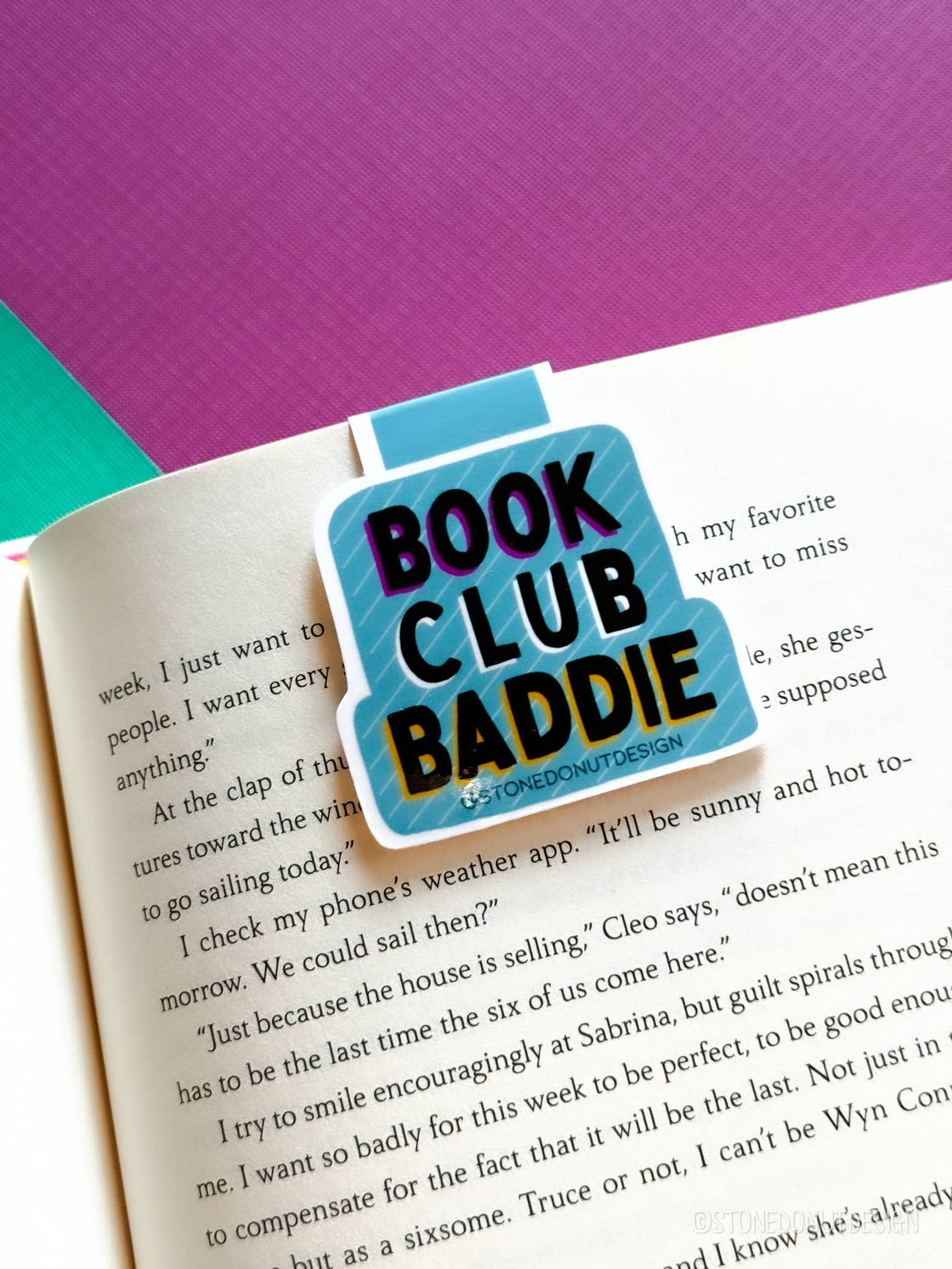 Book Club Baddie Magnetic Bookmark