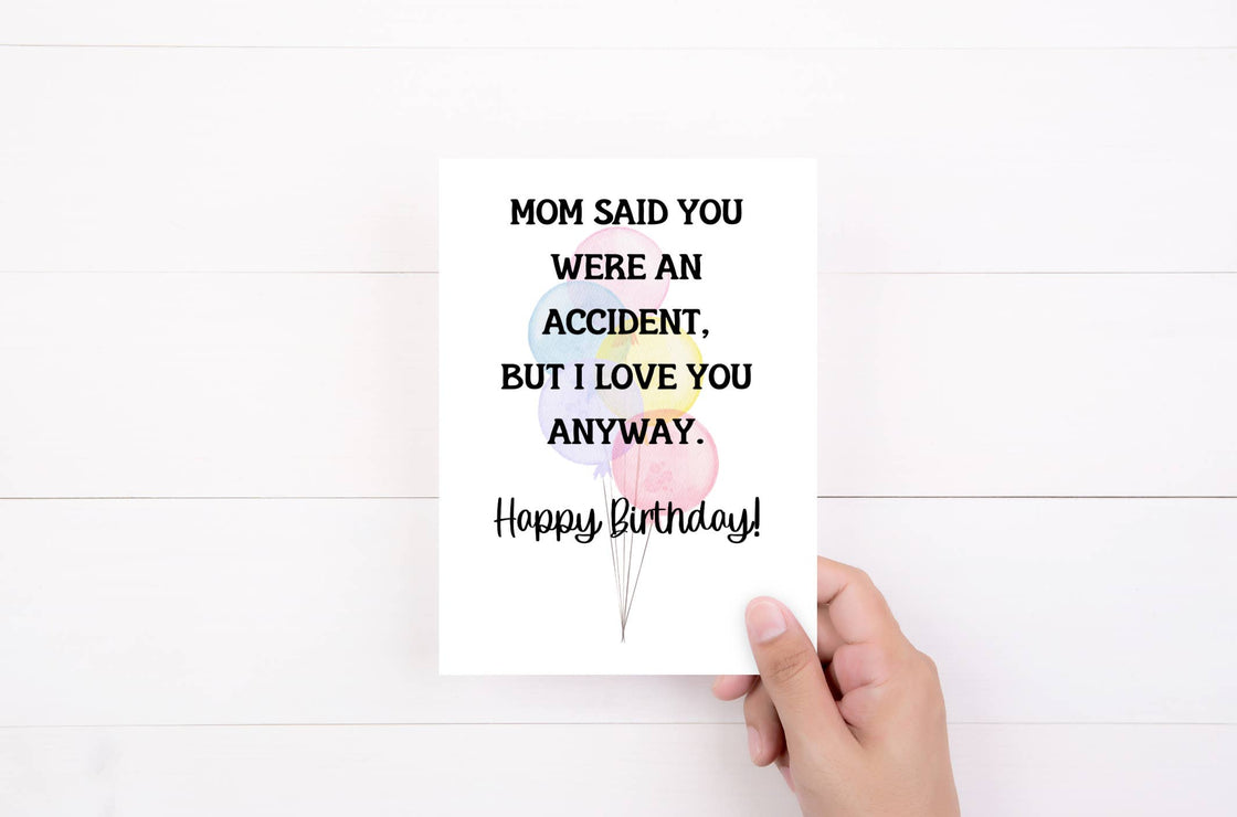 Mom Said Birthday Card