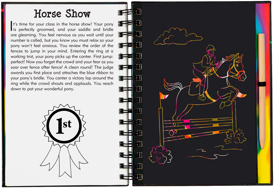 Scratch & Sketch: Horses