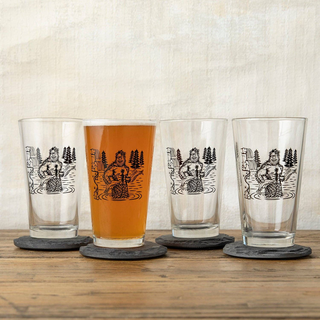 Sasquatch Pint Glass: Single