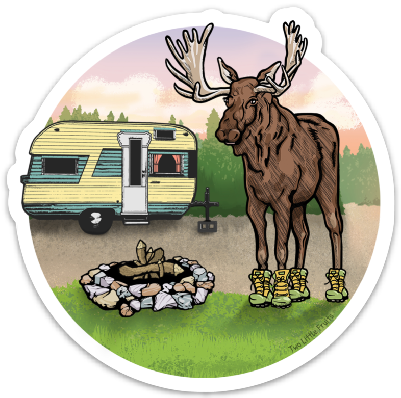 Moose Sticker