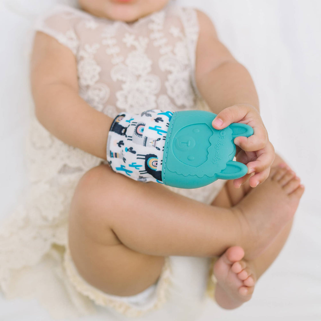 Itzy Mitt™ Silicone Teething Mitts: Fox