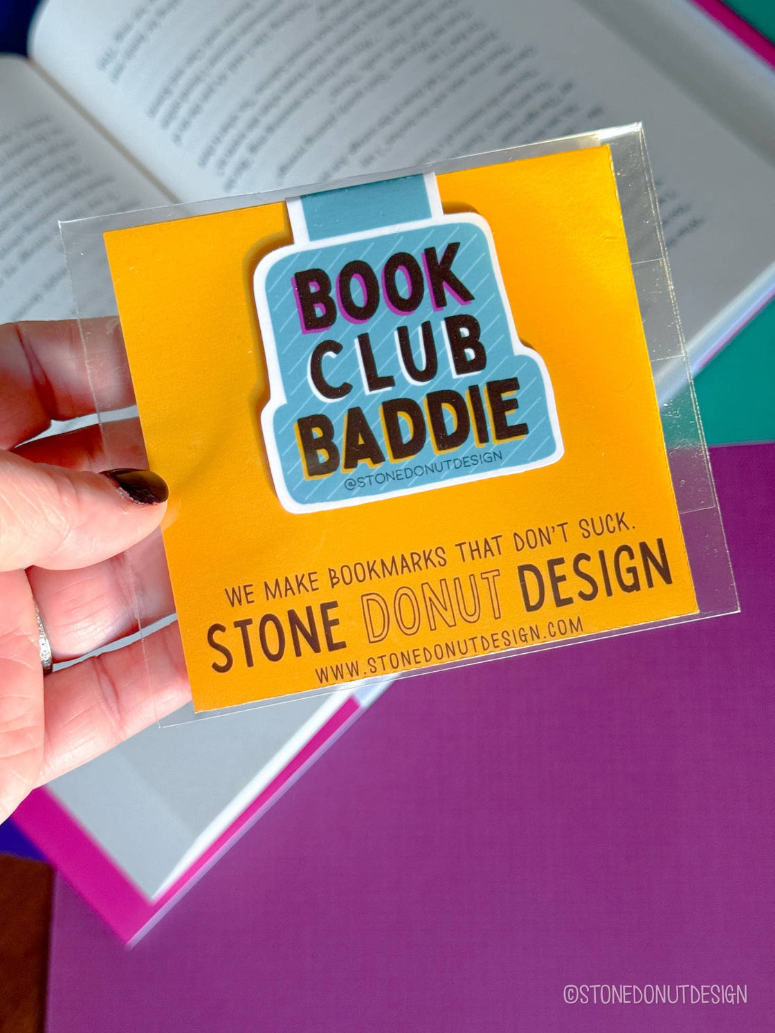 Book Club Baddie Magnetic Bookmark