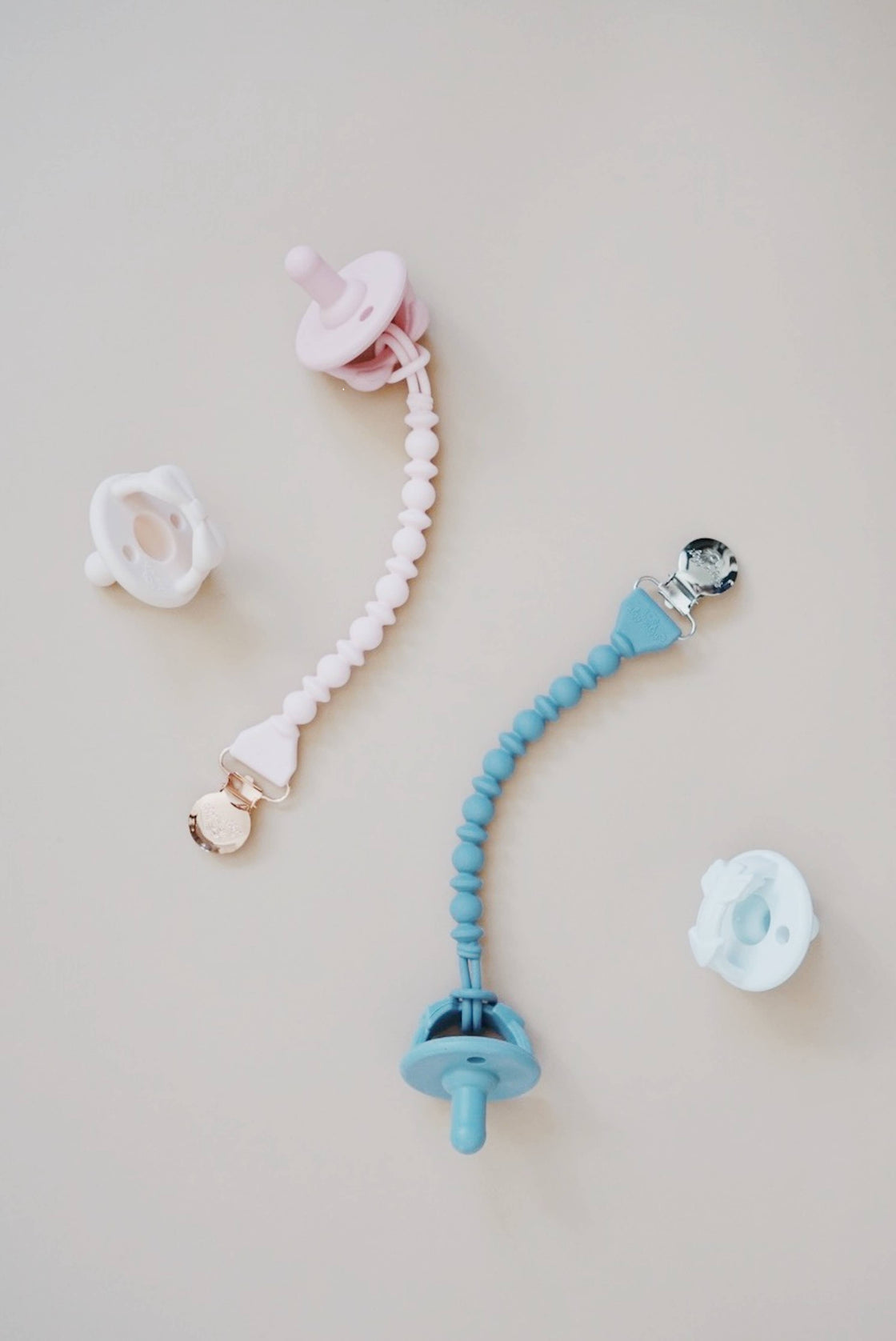 Sweetie Strap™ Silicone One-Piece Pacifier Clips: Succulent