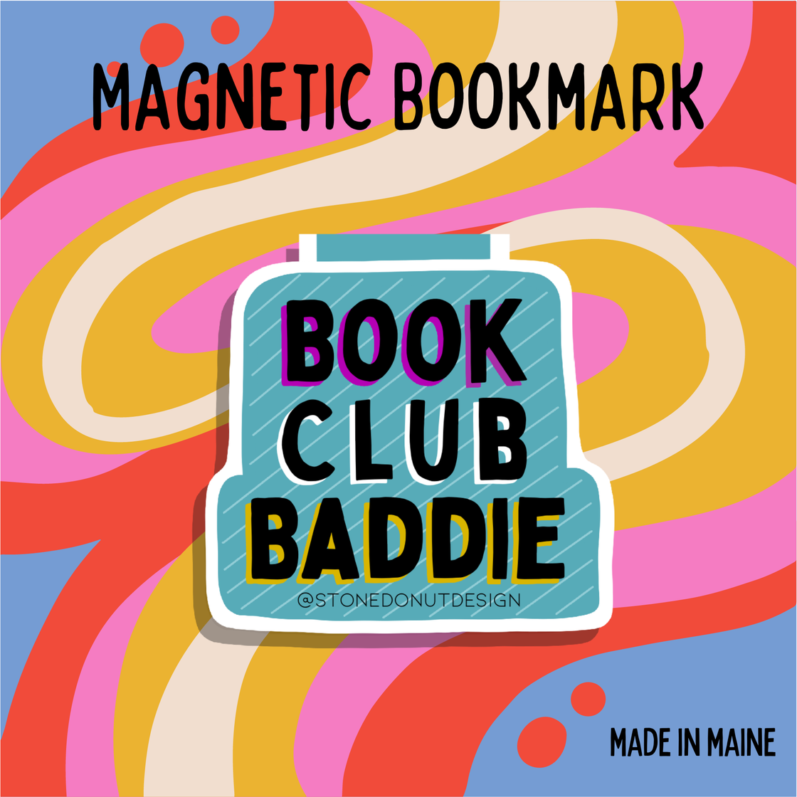 Book Club Baddie Magnetic Bookmark