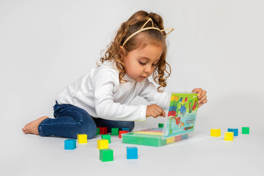 Magnetic Dinosaur Puzzle Blocks Kit