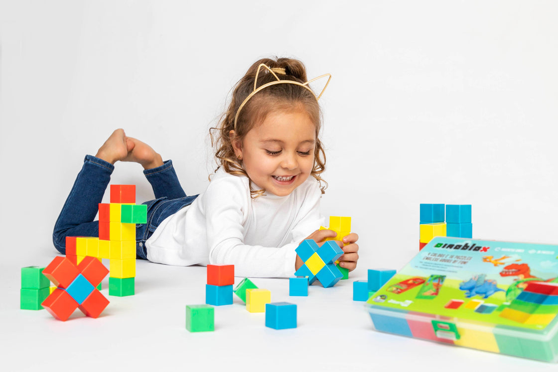 Magnetic Dinosaur Puzzle Blocks Kit