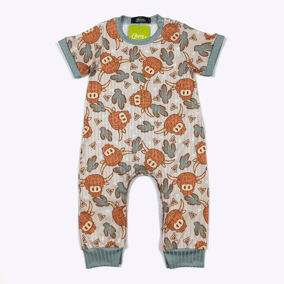 Highland Cactus Boy Romper