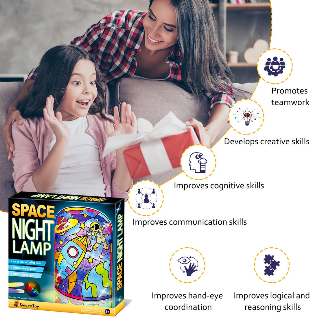 DIY Space Night Lamp Kids Craft Kit