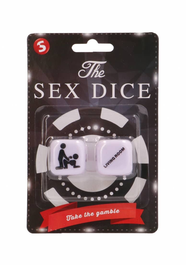 Take the Gamble Sex Dice: White