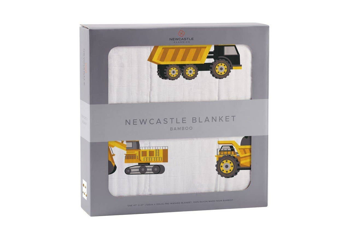 Newcastle Classics - Yellow Digger Bamboo Muslin Newcastle Blanket