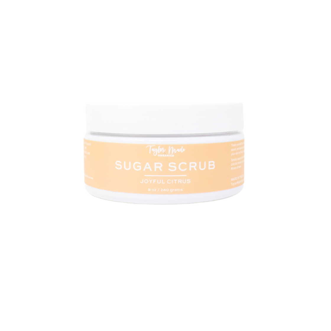 Taylor Made Organics - Sugar Scrubs - organic: Stress relief