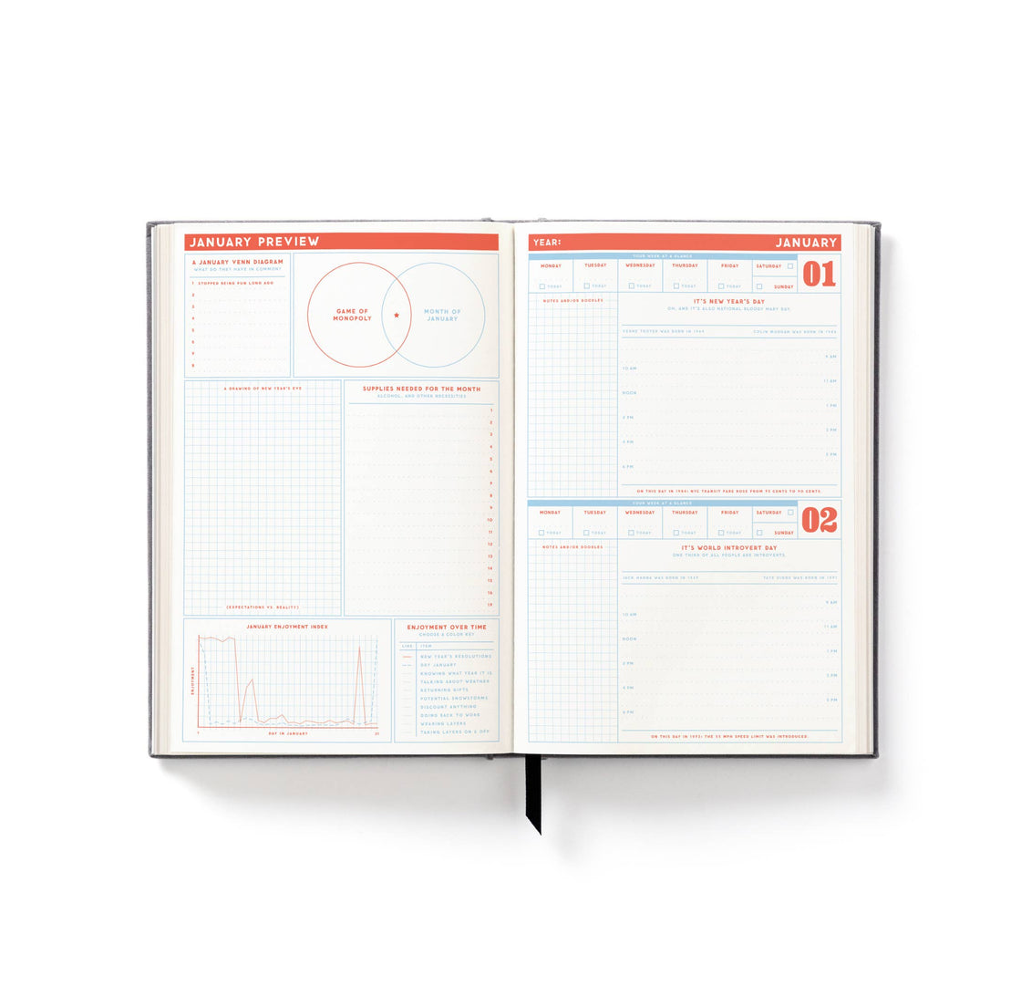 The Perpetually Late Show Undated Standard Planner