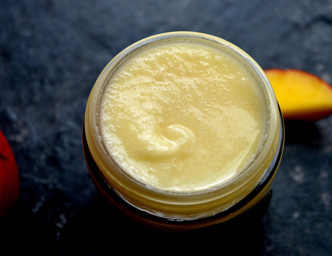 Coconut Mango Face Scrub. Natural Face Care Products.
