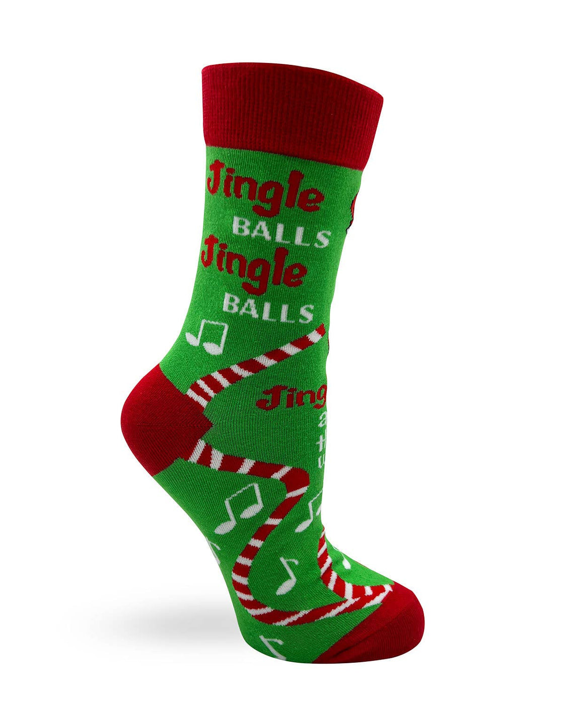 Jingle Balls and Festive Dicks Sassy Women's Novelty Socks