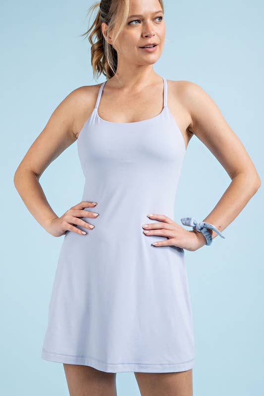 Adjustable 2in1 Butter Active Dress: S-M-L (2-2-2) / Mint Latte