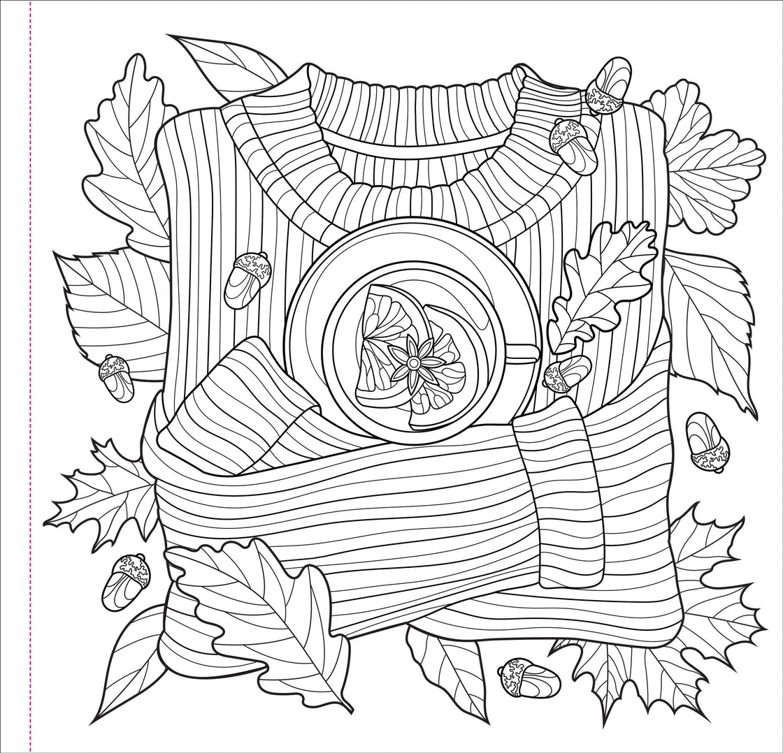 Autumn Dreams Adult Coloring Book