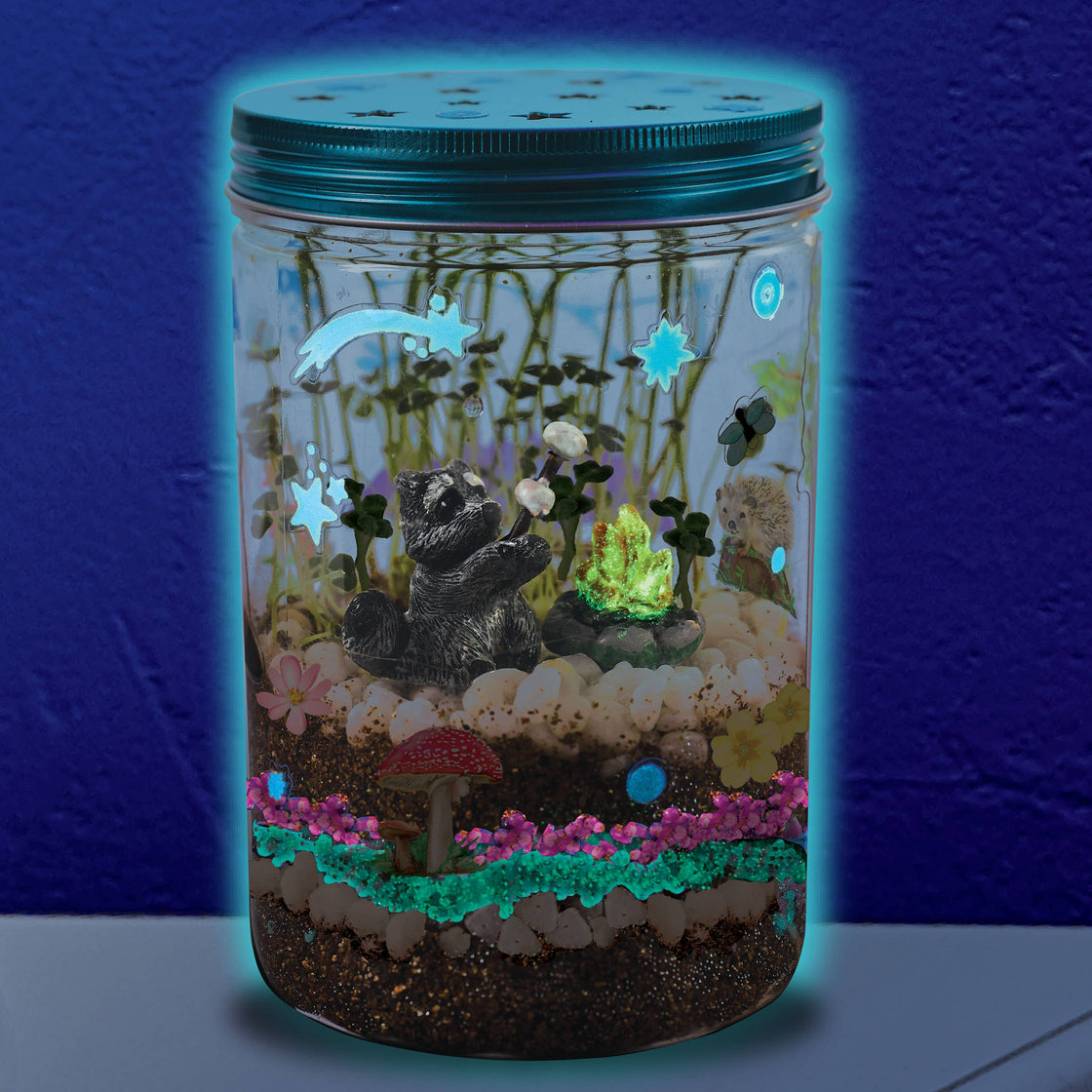 Grow N' Glow Terrarium DIY Craft Kit for Kids