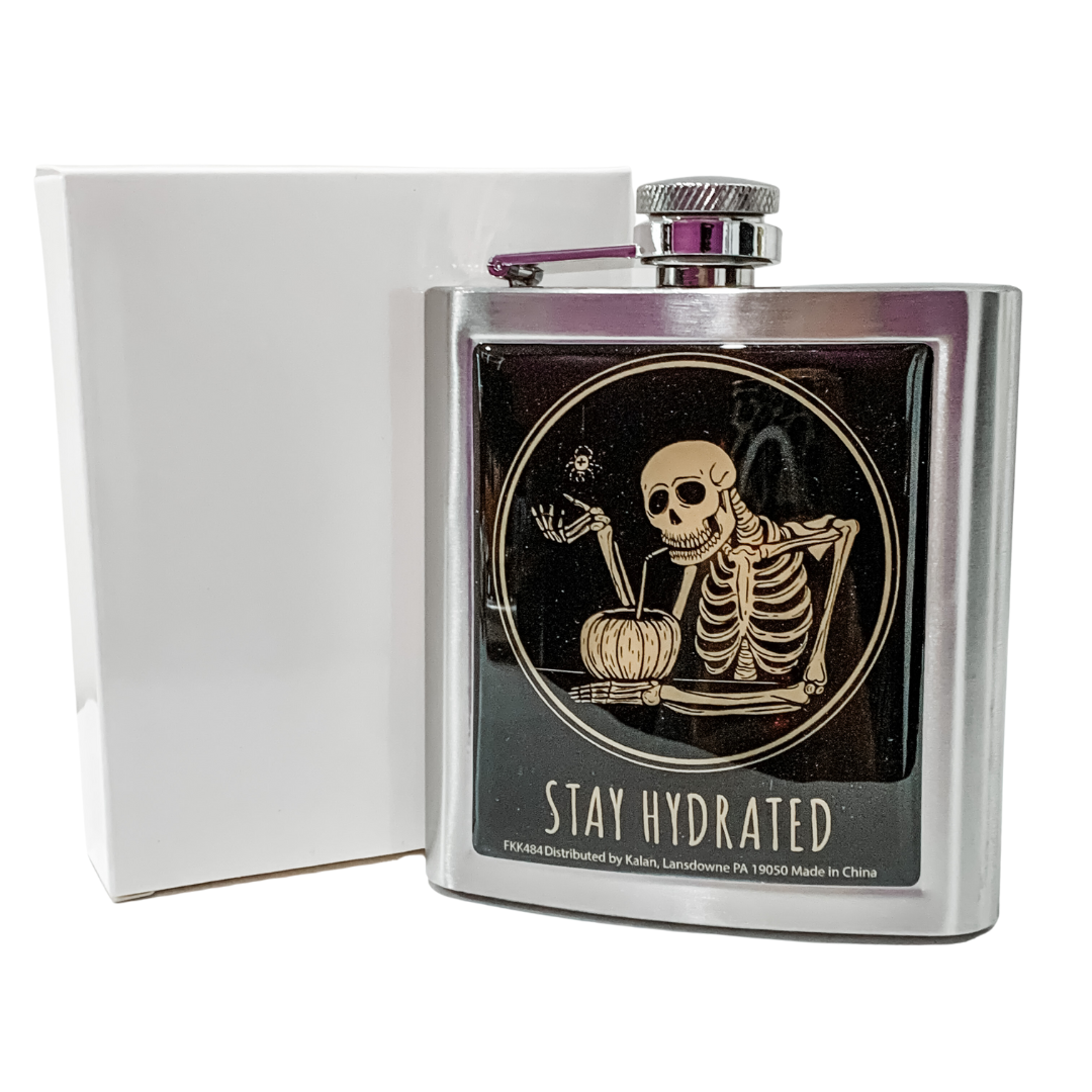 Stay Hydrated Novelty Flask
