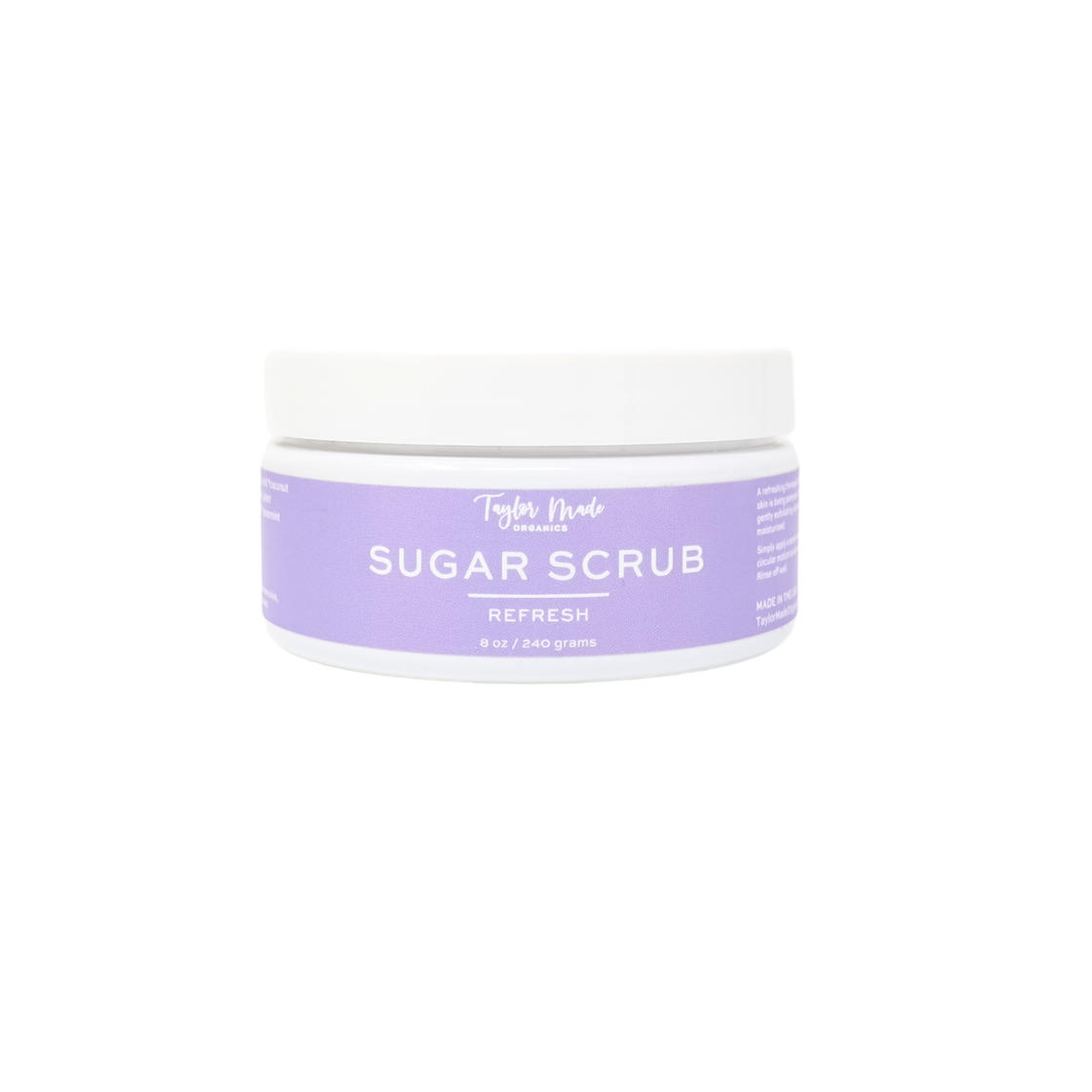 Taylor Made Organics - Sugar Scrubs - organic: Refresh