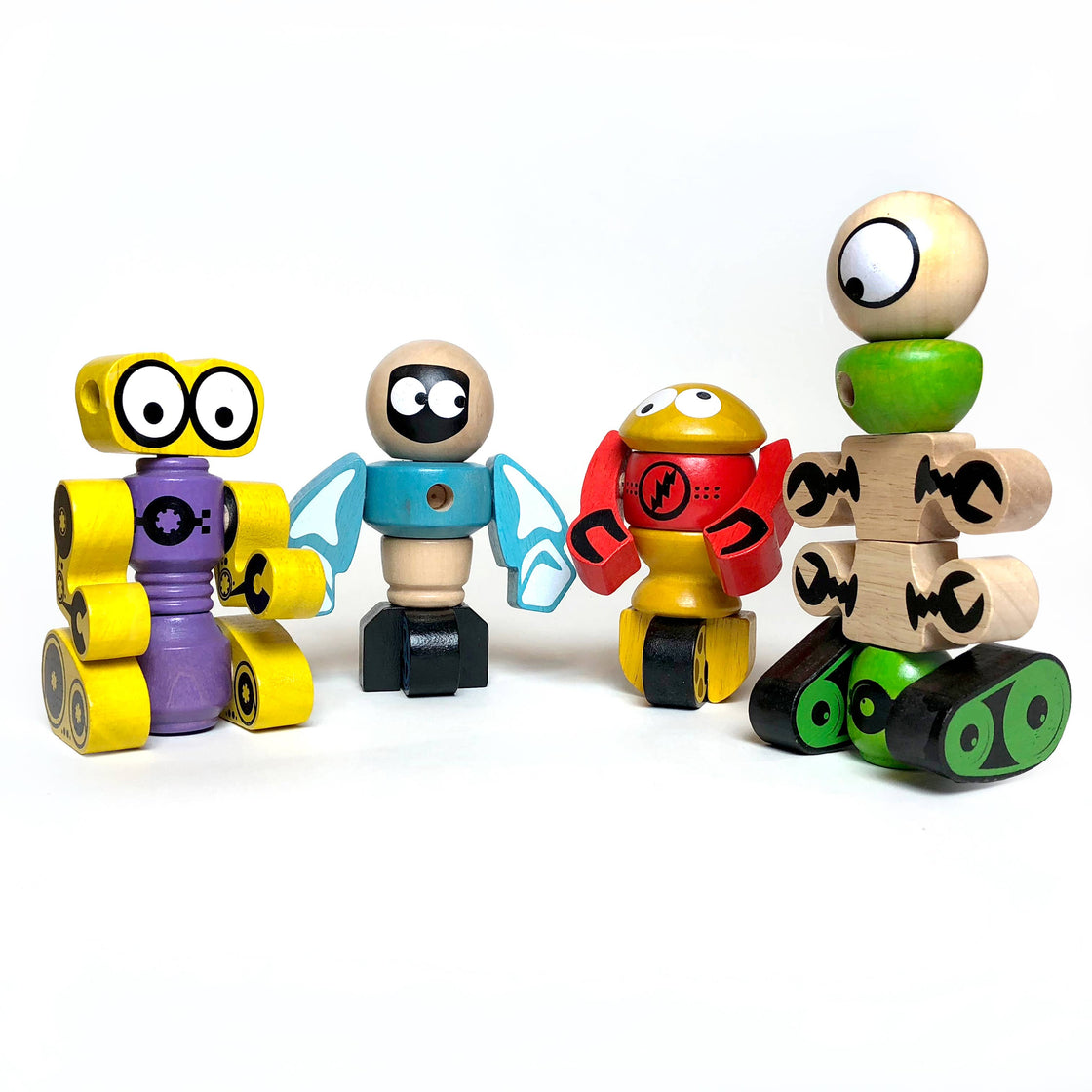 Tinker Totter Robots - 28 Piece Character Playset