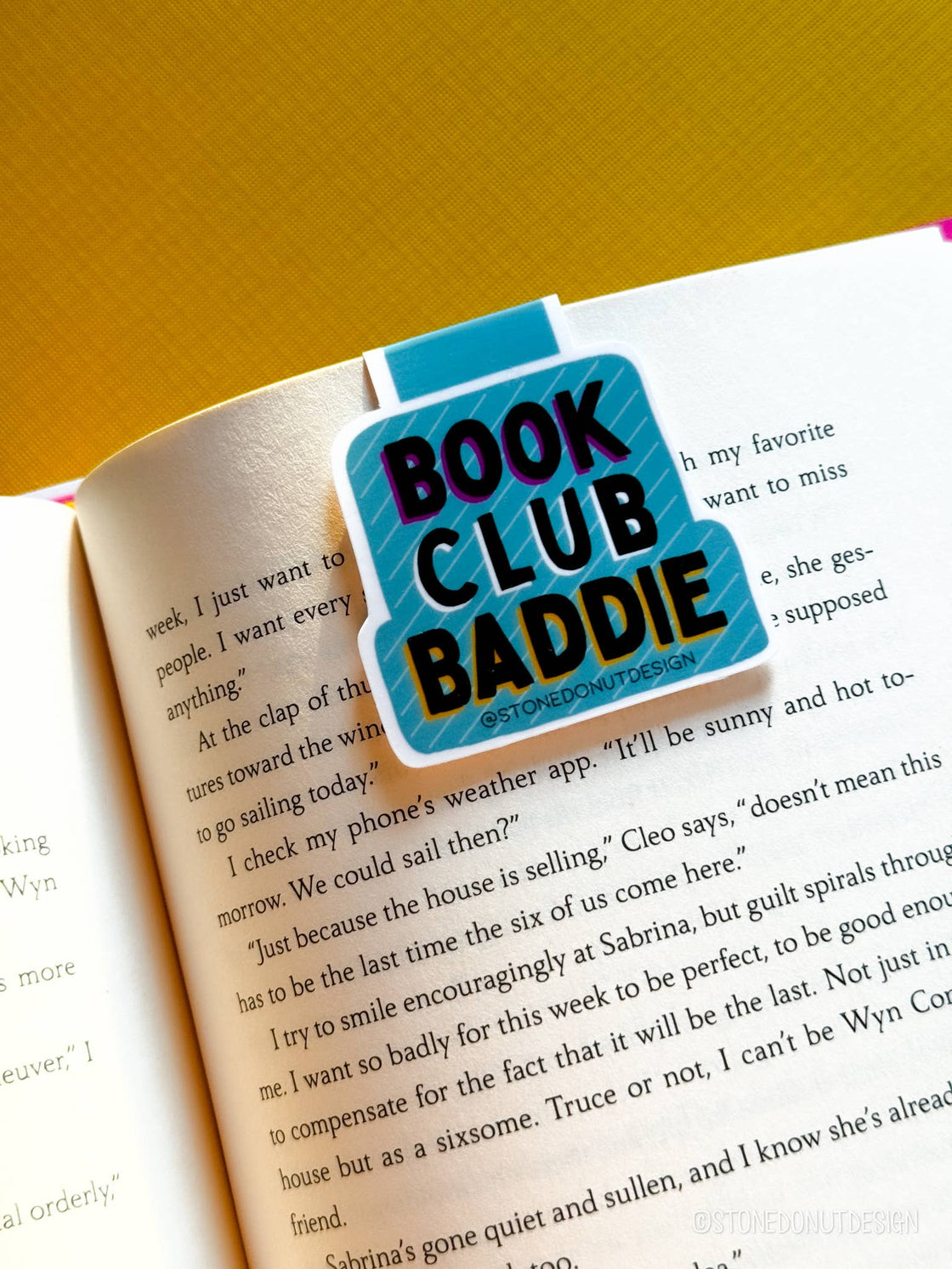 Book Club Baddie Magnetic Bookmark