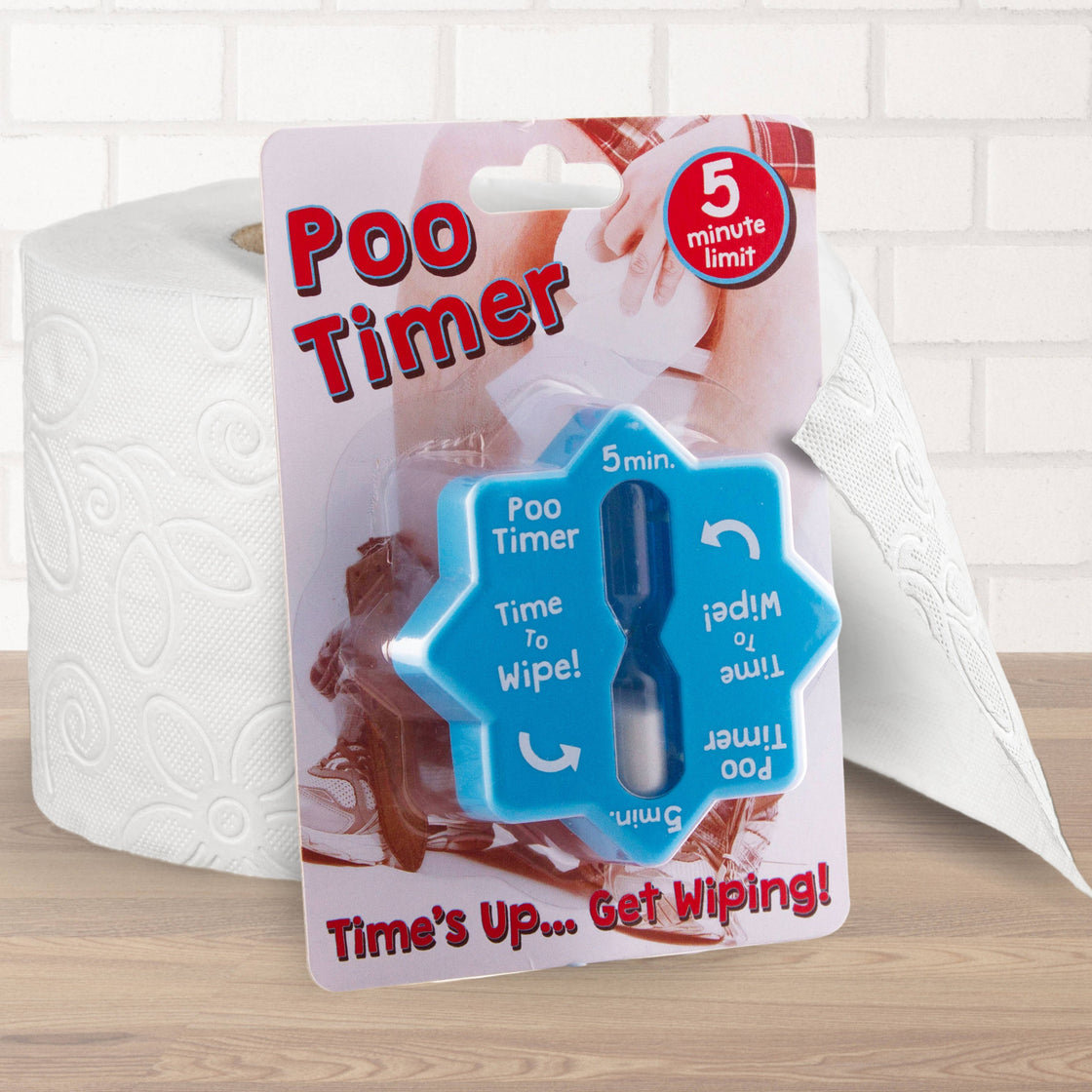 Poo Timer - Joke/Gag Gifts For Men - Funny Dad/Husband Gifts