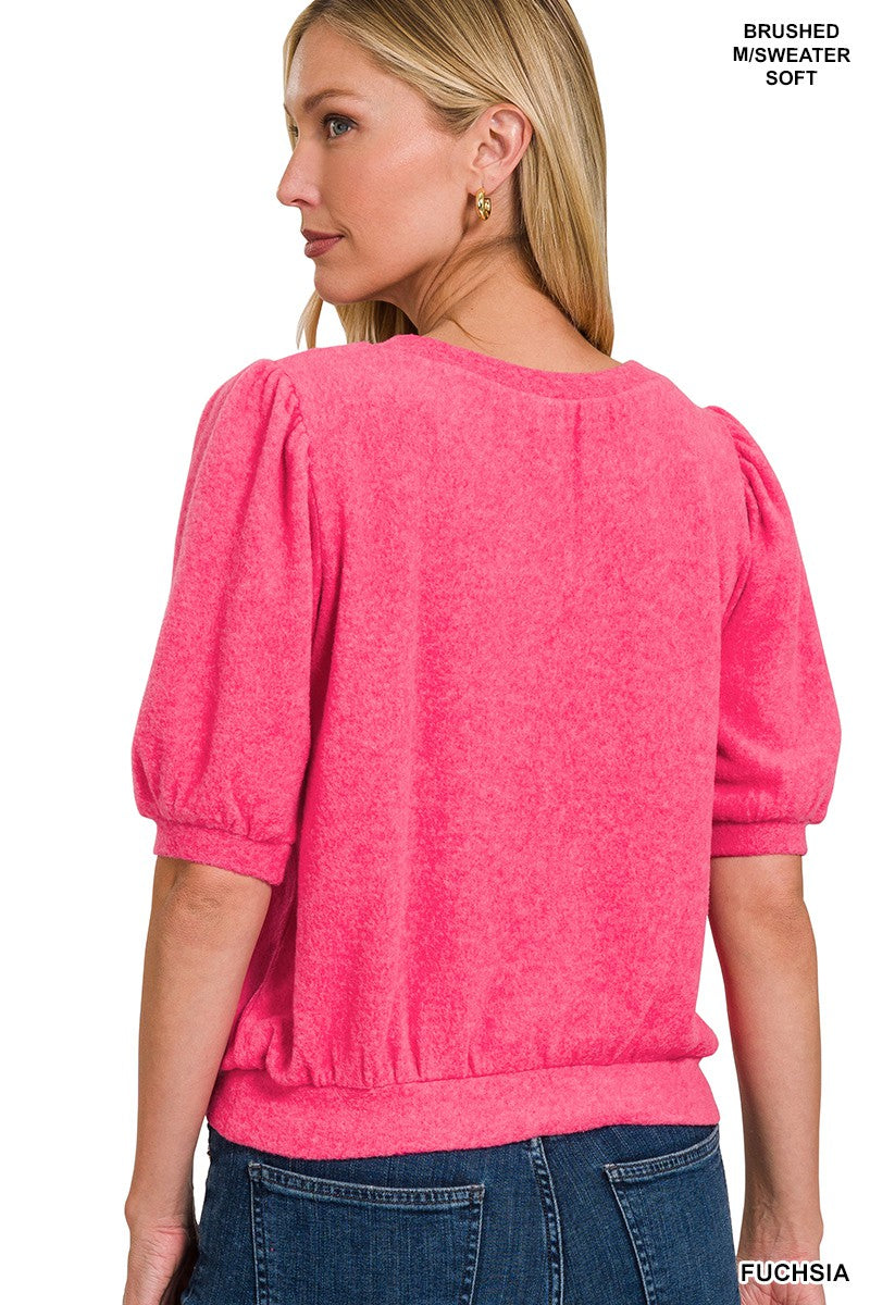 Puff Short Sleeve Sweater