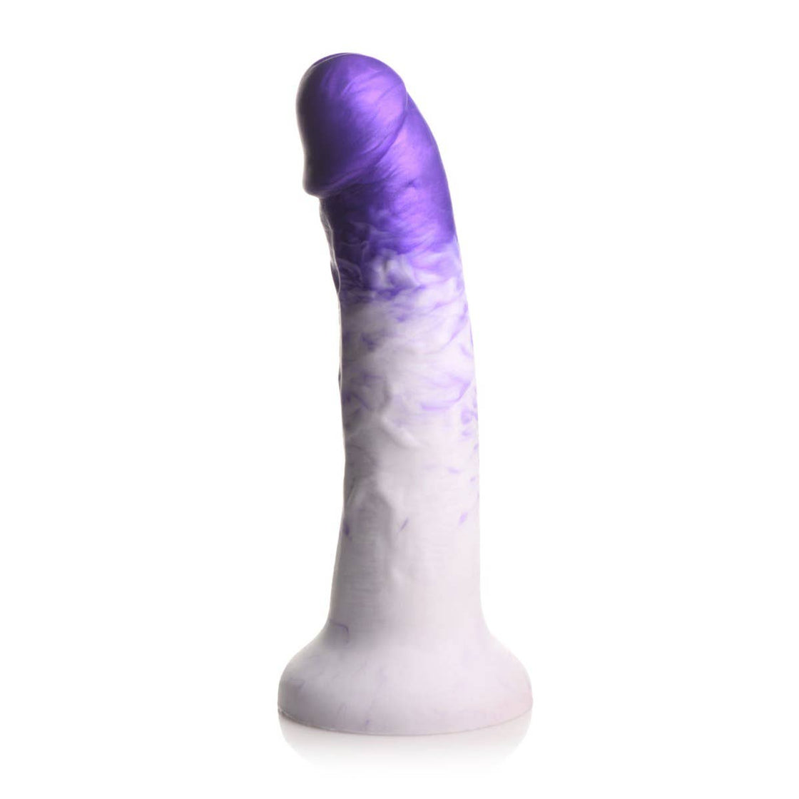 Prowler - Strap U Real Swirl Realistic Silicone Dildo - Purple