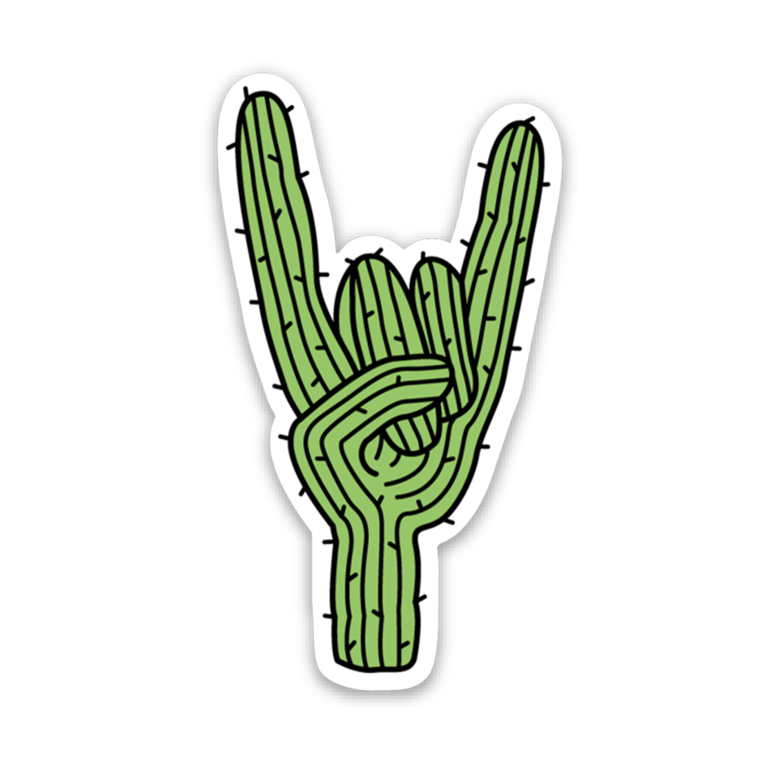 Keep Nature Wild - Rockin Saguaro Sticker