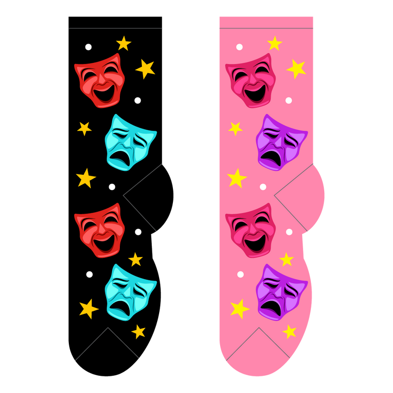 Fun Socks - Theatre Masks – Bs Boutique and Arts