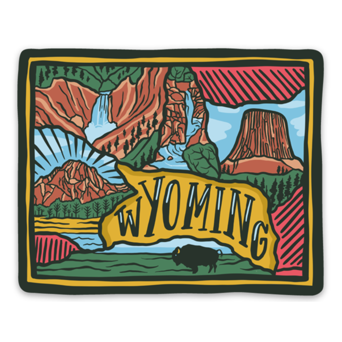 Keep Nature Wild - Wyoming Love Sticker